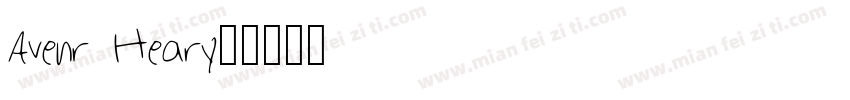 Avenr Heary字体转换